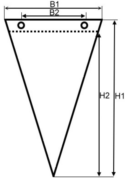 Spitzbeutel aus Cellophan / KLAR / GROß